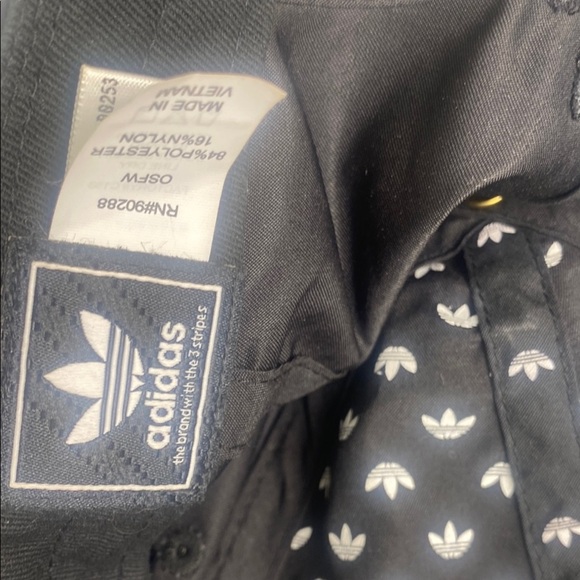 Adidas Black Trefoil Logo Hat - Picture 7 of 8